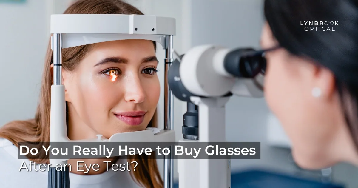 Buy Glasses After an Eye Test